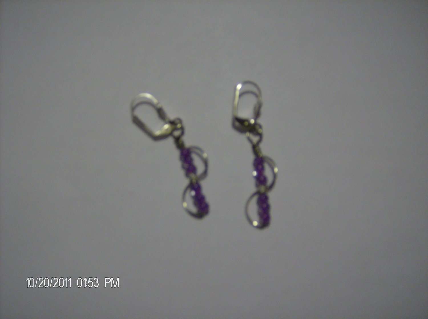 beaded money earrings