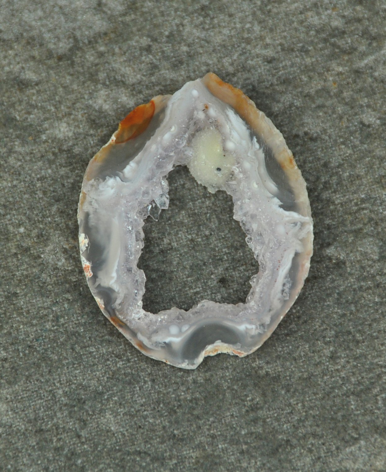 Small Druzy Agate Geode Slice #2 Undrilled for Jewelry Wire Wrap