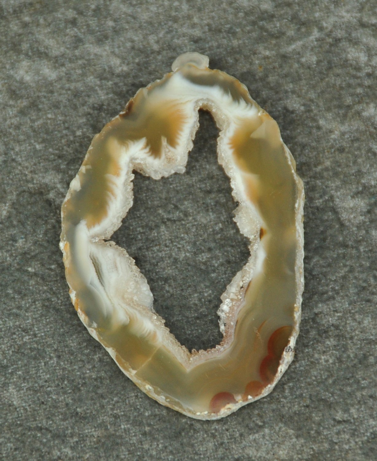 Small Druzy Agate Geode Slice #4 Undrilled for Jewelry Wire Wrap