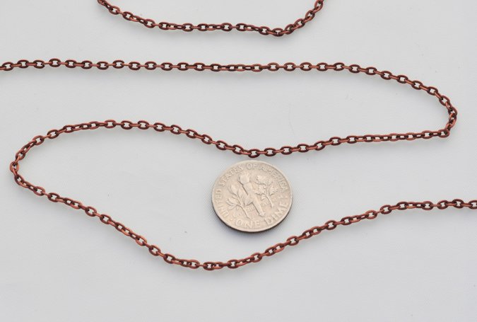 Vintage Small Cross Chain Bulk Lot of 10 ft