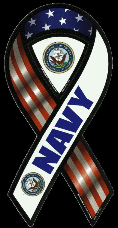 U.S. Navy Ribbon Magnet