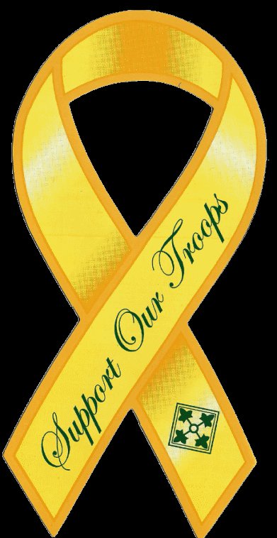 4th Infantry Division Ribbon Magnet