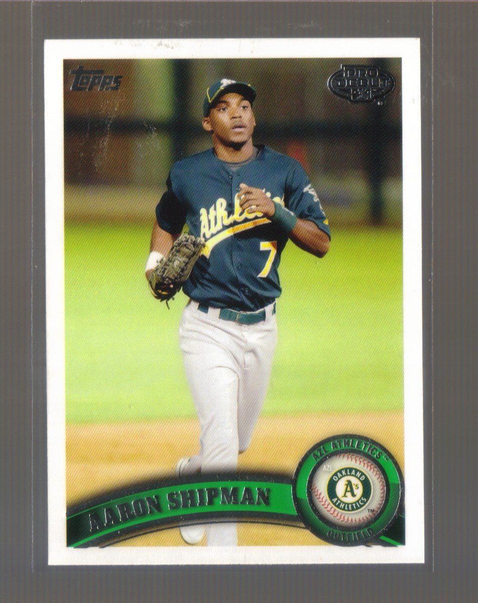 2011 Topps Pro Debut #33 AARON SHIPMAN A's