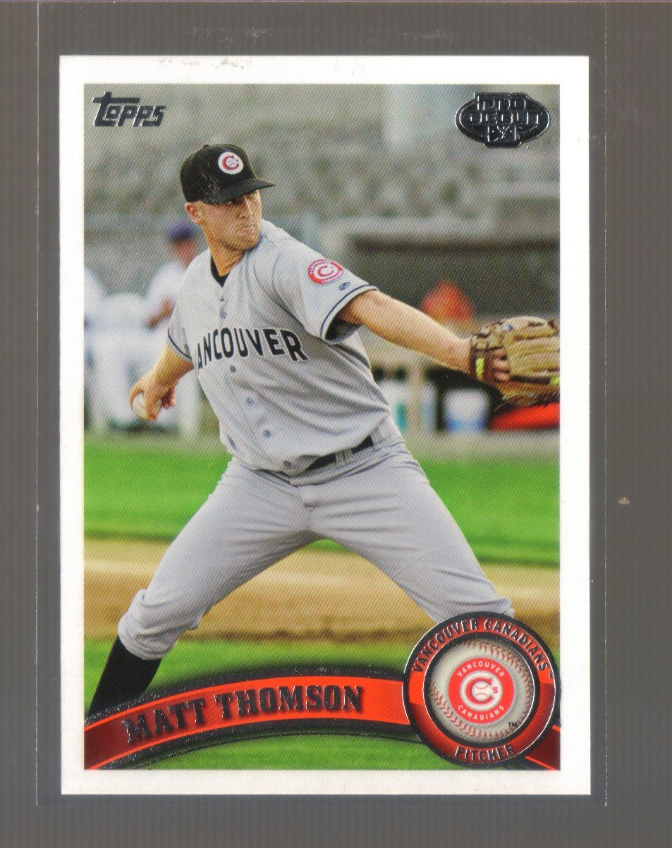 2011 Topps Pro Debut #44 MATT THOMSON A's