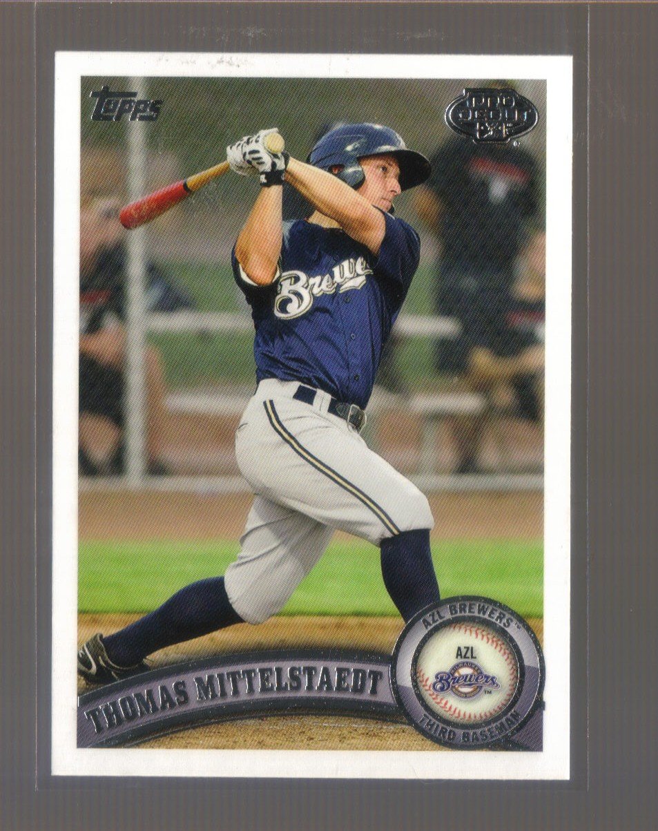2011 Topps Pro Debut #58 THOMAS MITTELSTAEDT Brewers