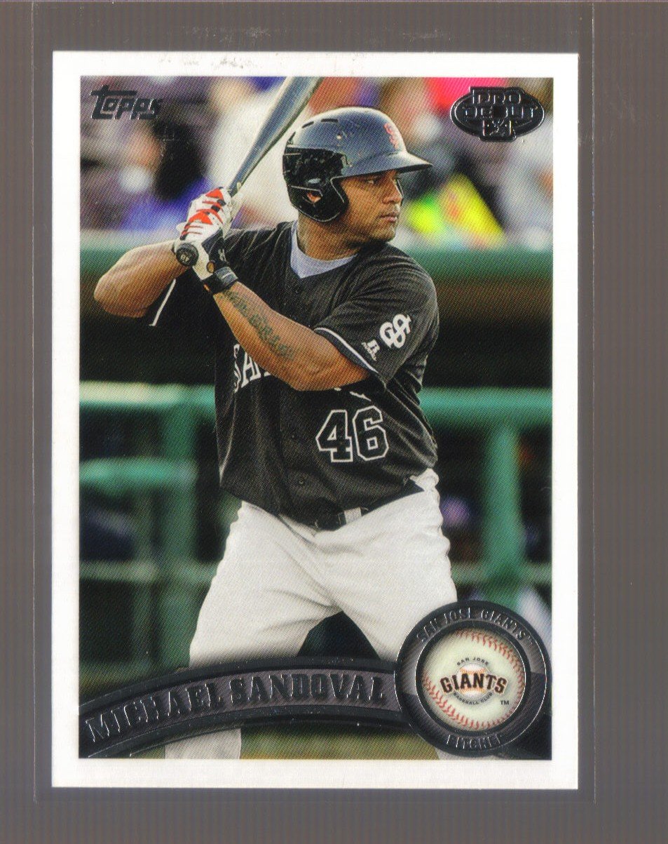 2011 Topps Pro Debut #59 MICHAEL SANDOVAL Giants