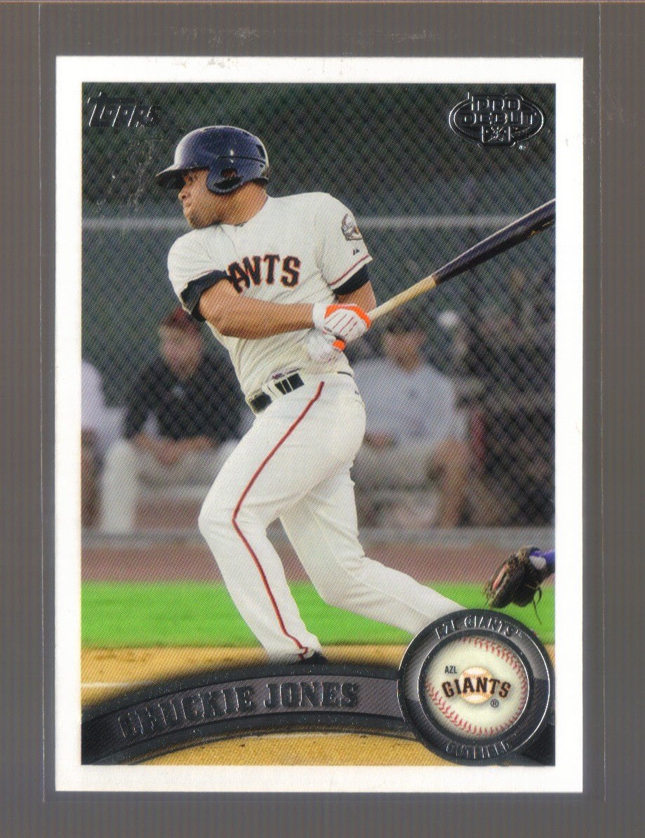 2011 Topps Pro Debut #132 CHUCKIE JONES Giants