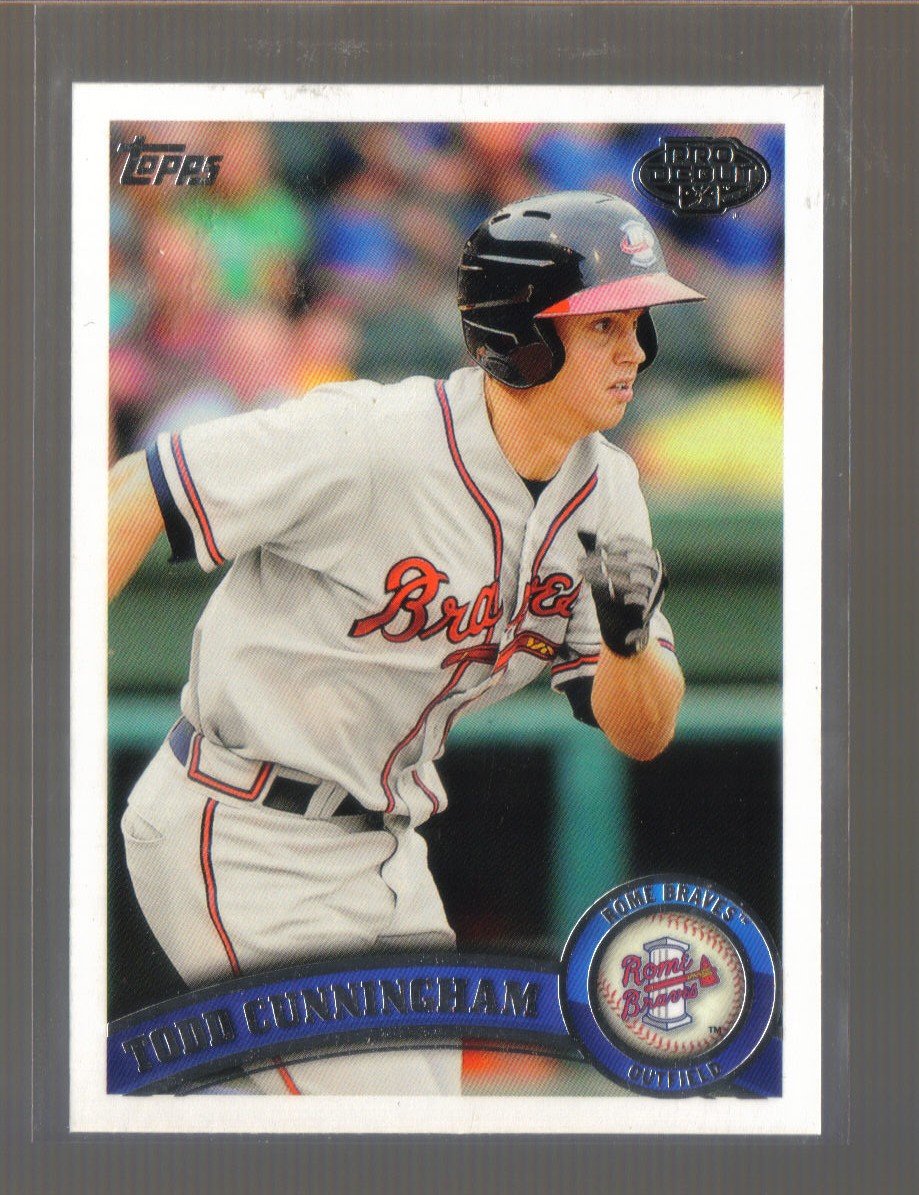 2011 Topps Pro Debut #148 TODD CUNNINGHAM Braves