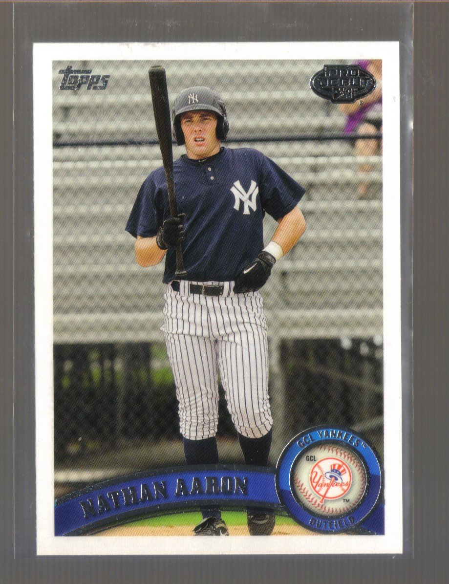 2011 Topps Pro Debut #157 NATHAN AARON Yankees