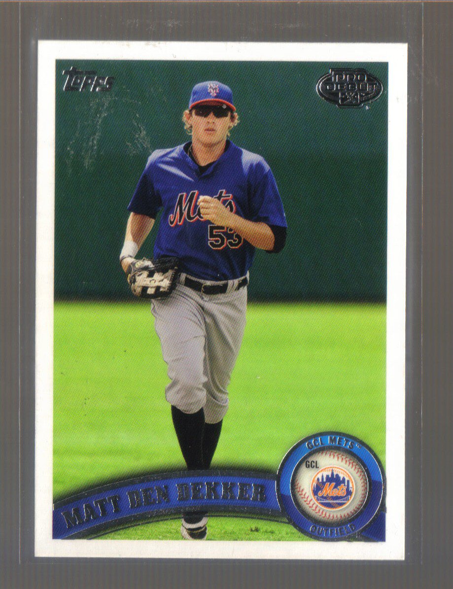 2011 Topps Pro Debut #195 MATT DEN DEKKER Mets