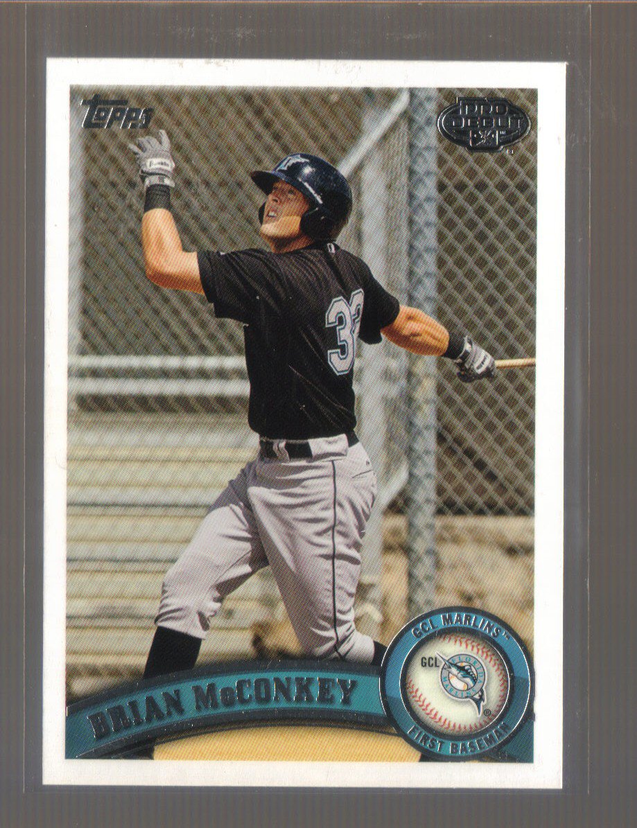 2011 Topps Pro Debut #198 BRIAN McCONKEY Marlins