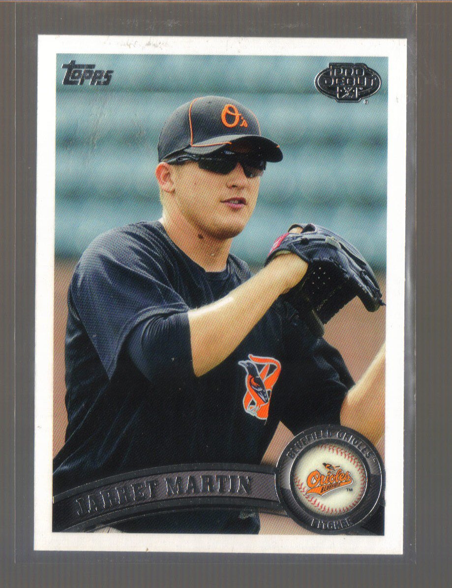 2011 Topps Pro Debut #211 JARRET MARTIN Orioles