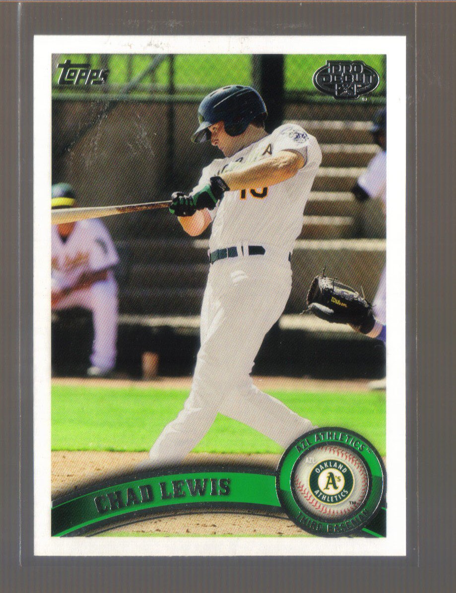 2011 Topps Pro Debut #214 CHAD LEWIS A's