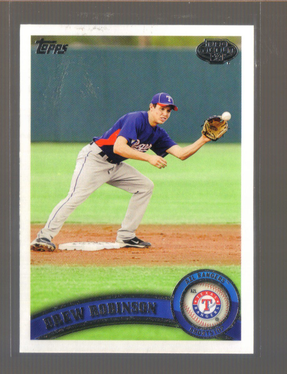 2011 Topps Pro Debut #223 DREW ROBINSON Rangers