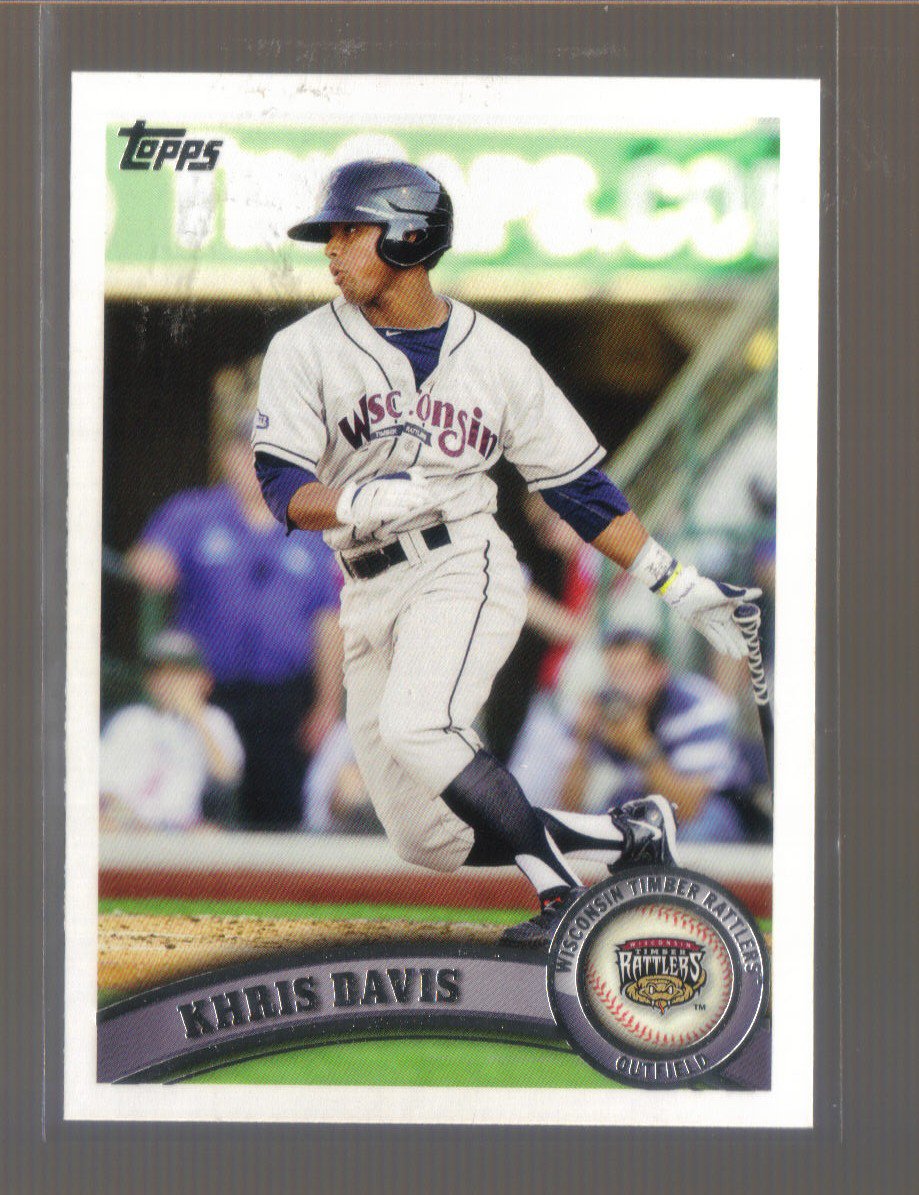 2011 Topps Pro Debut #287 KHRIS DAVIS Brewers
