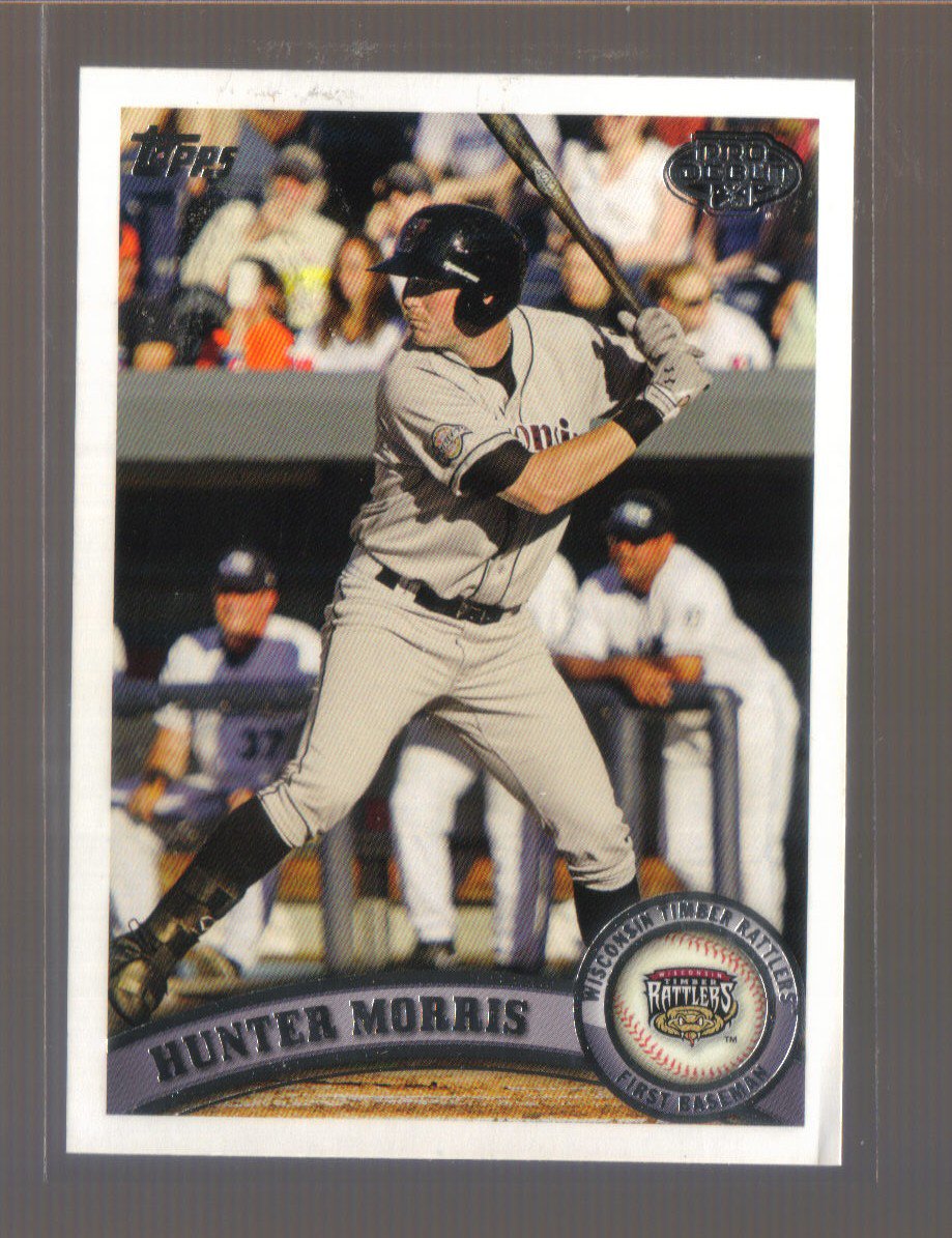 2011 Topps Pro Debut #303 HUNTER MORRIS Brewers