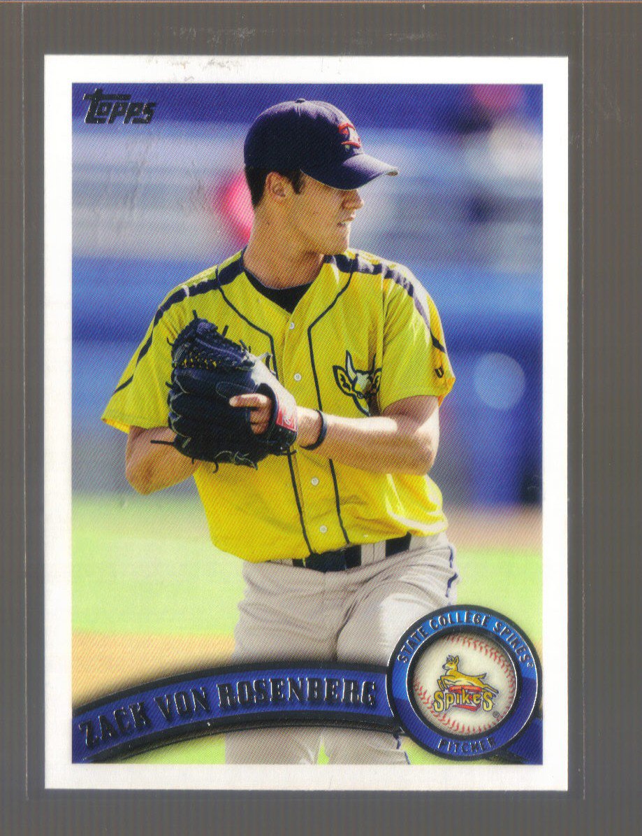 2011 Topps Pro Debut #314 ZACK VON ROSENBERG Pirates