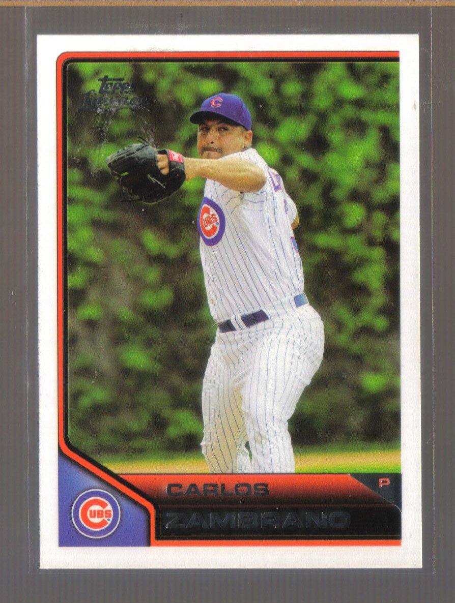 2011 Topps Lineage #23 CARLOS ZAMBRANO Cubs