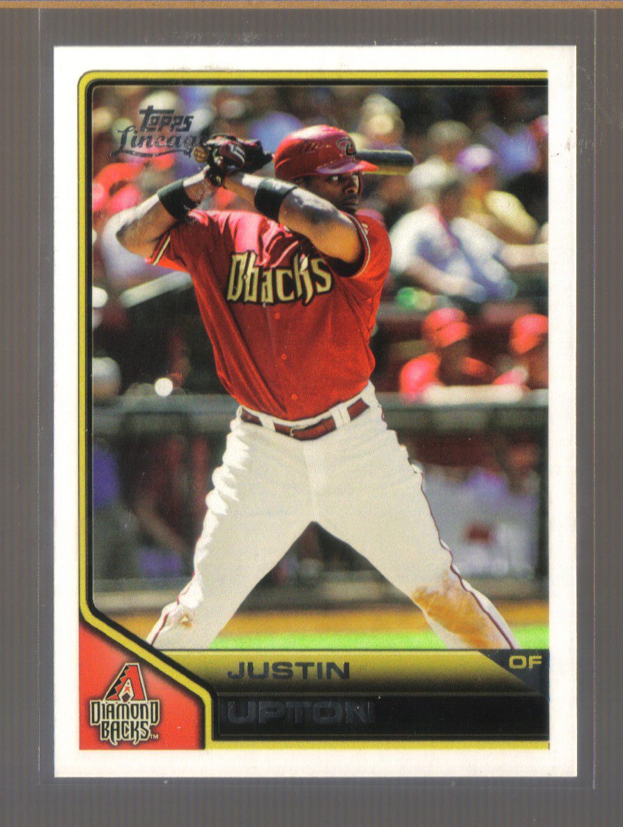 2011 Topps Lineage #37 JUSTIN UPTON Diamondbacks