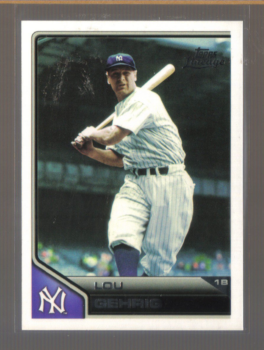 2011 Topps Lineage #50 LOU GEHRIG Yankees