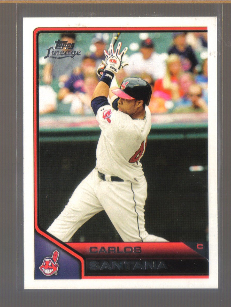 2011 Topps Lineage #70 CARLOS SANTANA Indians