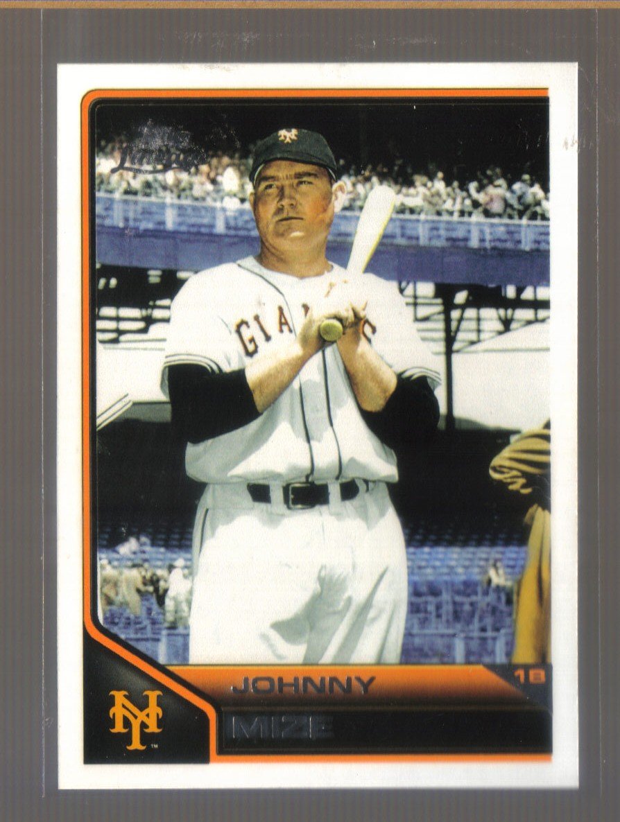 2011 Topps Lineage #95 JOHNNY MIZE Giants
