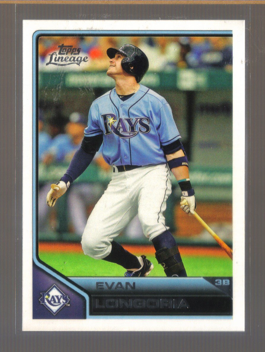 2011 Topps Lineage #98 EVAN LONGORIA Rays