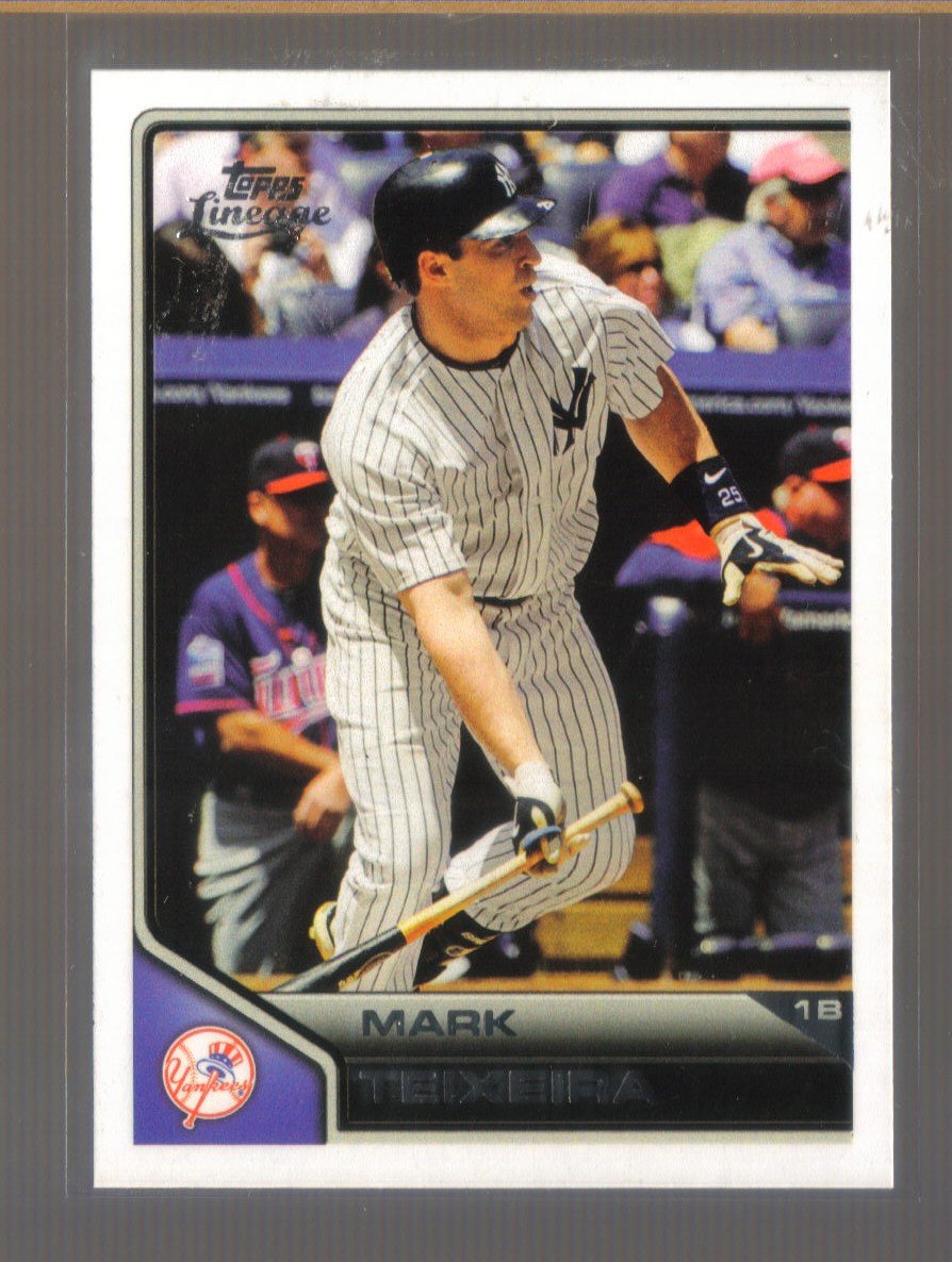 2011 Topps Lineage #125 MARK TEIXEIRA Yankees