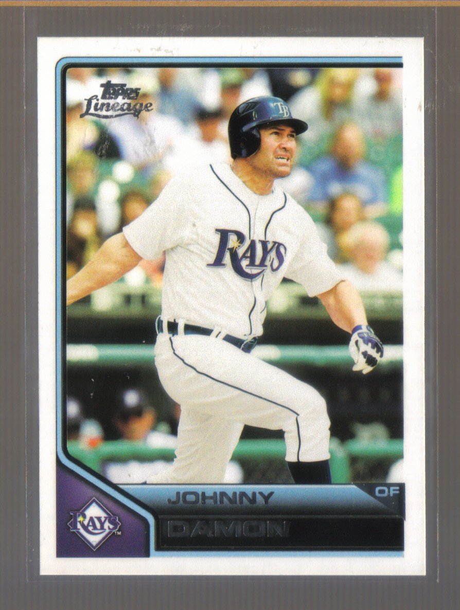 2011 Topps Lineage #151 JOHNNY DAMON Rays