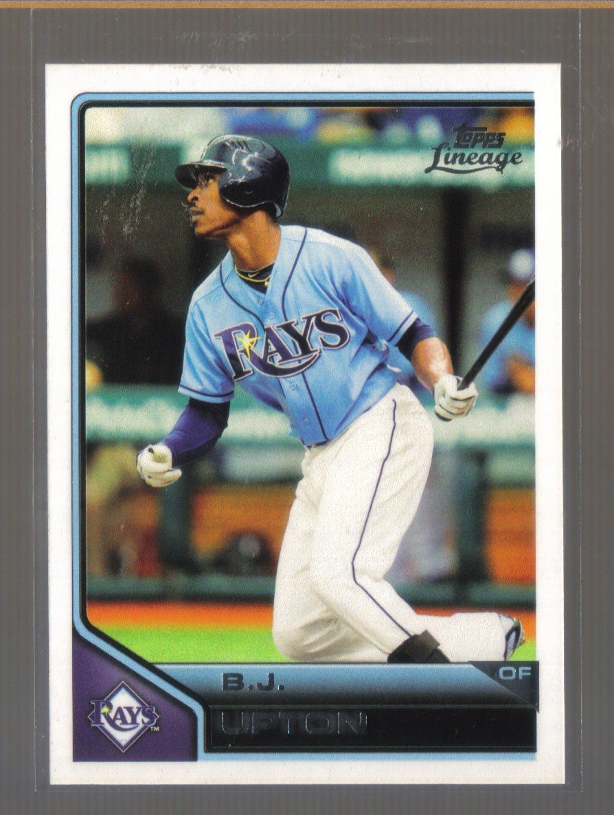 2011 Topps Lineage #153 B.J. UPTON Rays