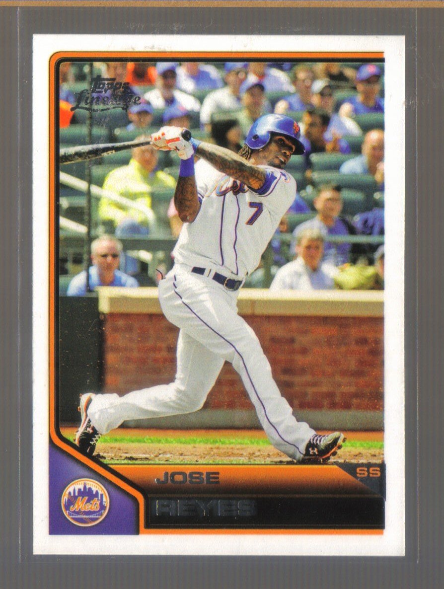 2011 Topps Lineage #165 JOSE REYES Mets