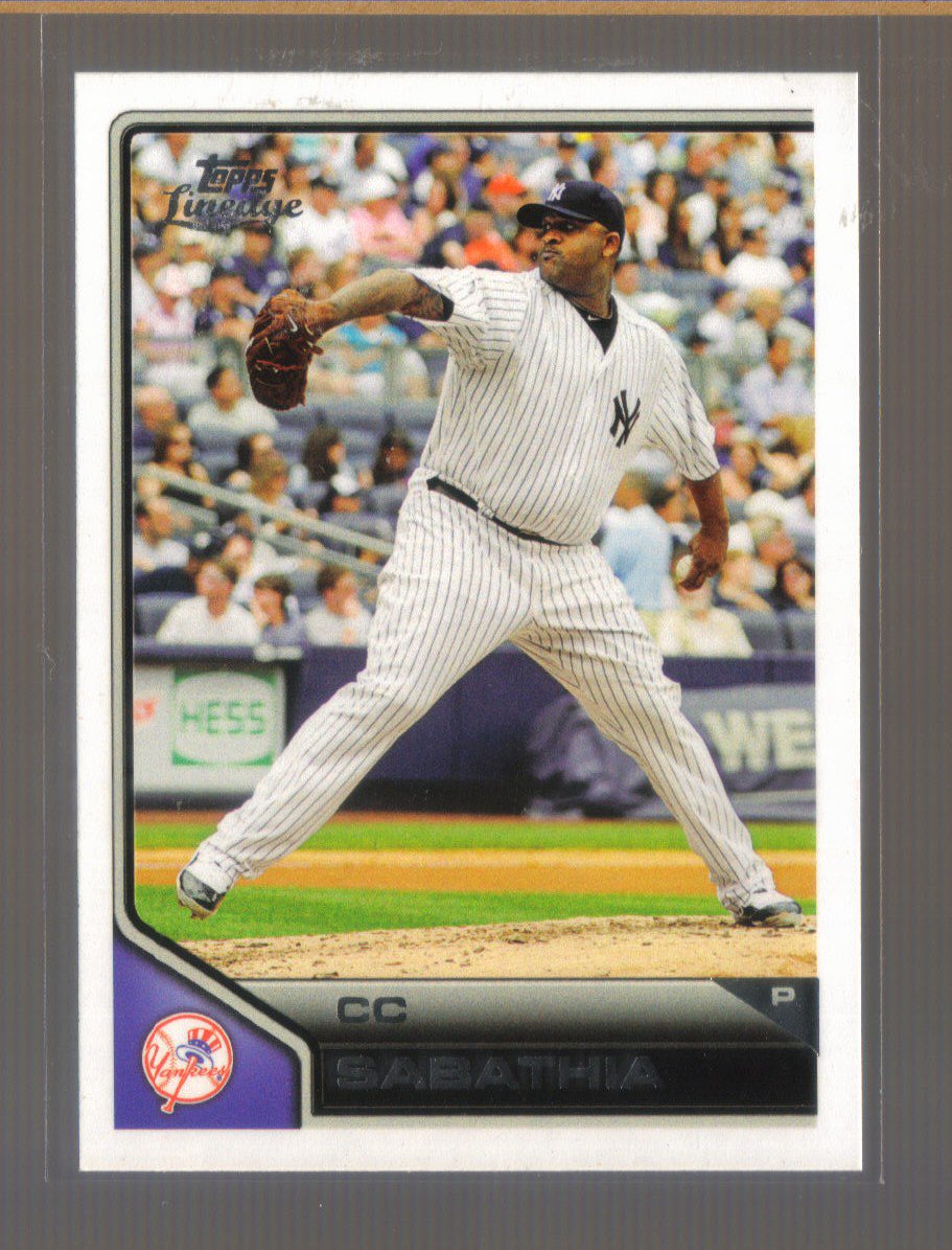 2011 Topps Lineage #175 C.C. SABATHIA Yankees