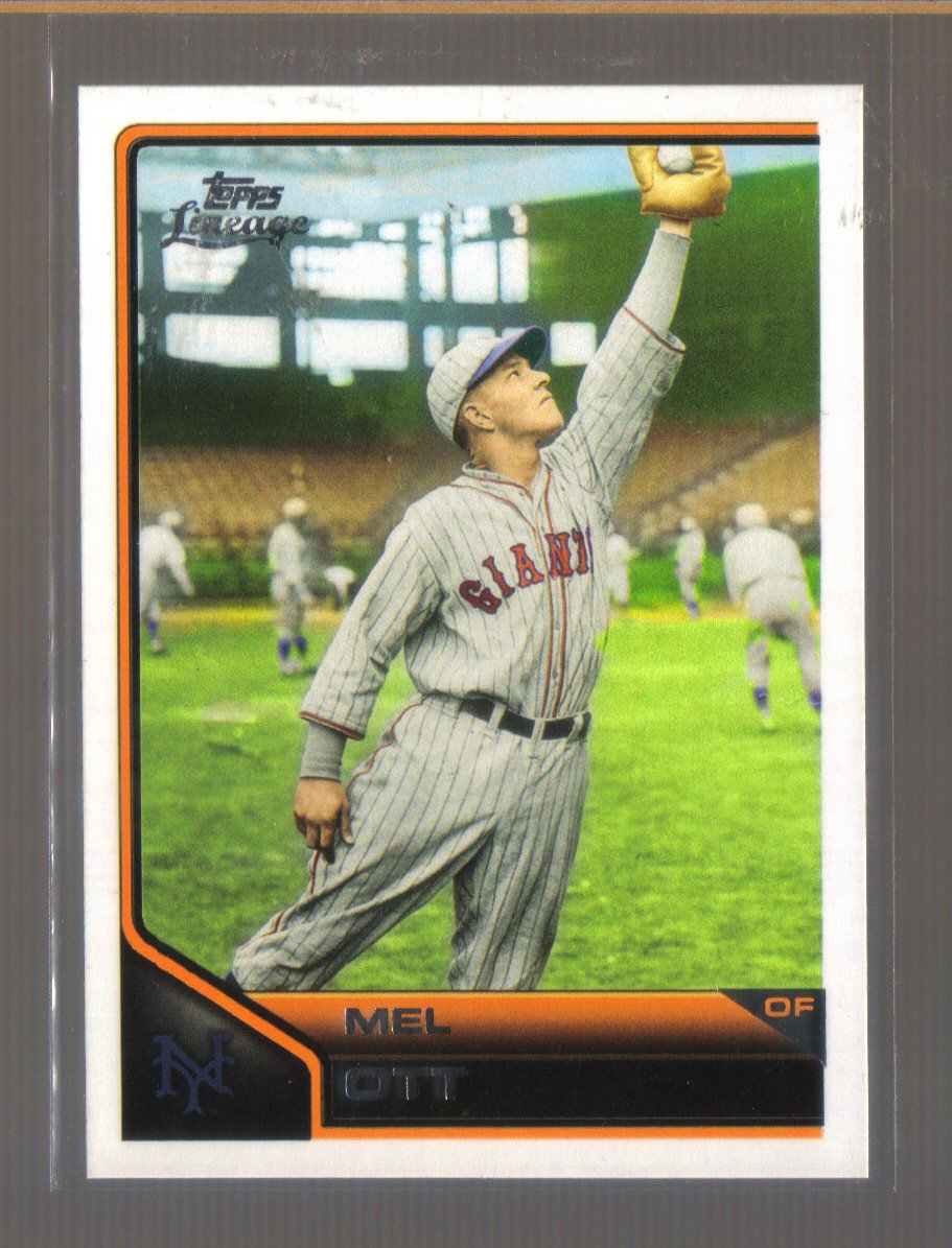 2011 Topps Lineage #186 MEL OTT Giants