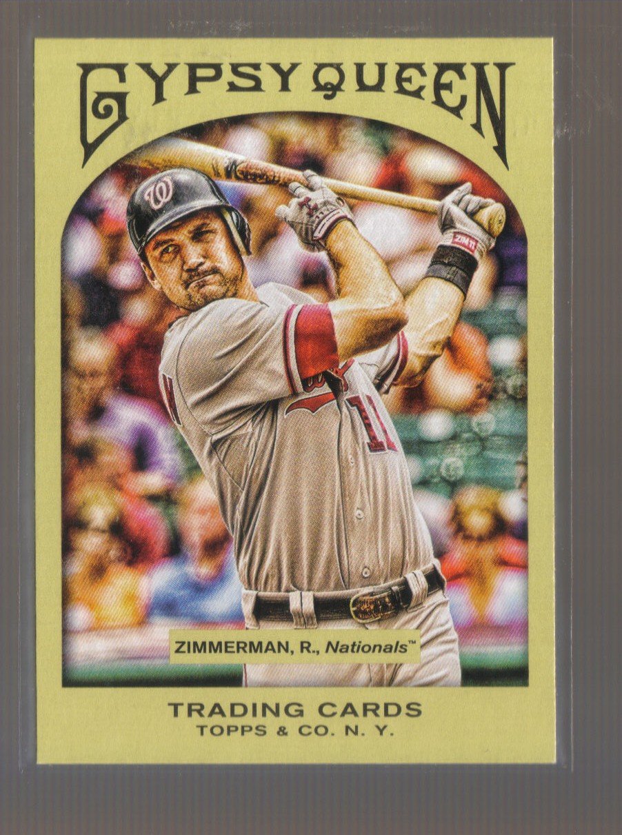 2011 Topps Gypsy Queen #172 RYAN ZIMMERMAN Nationals