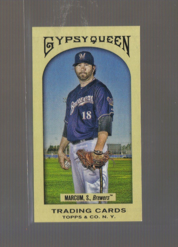 2011 Topps Gypsy Queen Mini #140 SHAUN MARCUM Brewers