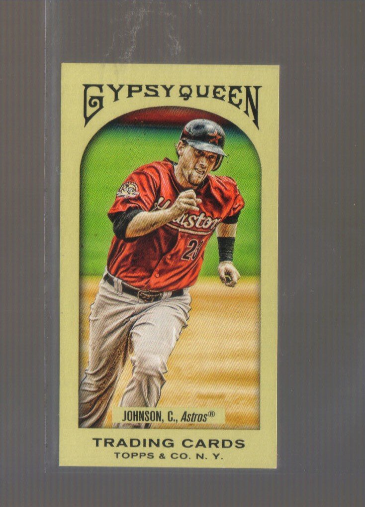 2011 Topps Gypsy Queen Mini #205 CHRIS JOHNSON Astros
