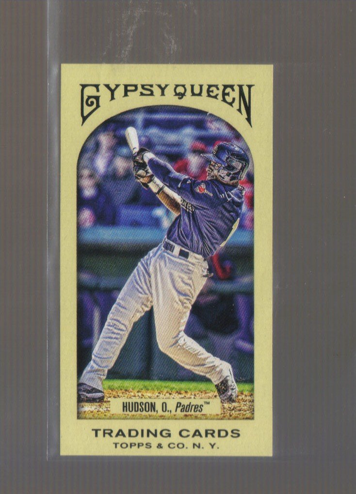 2011 Topps Gypsy Queen Mini Red Gypsy Back #169 ORLANDO HUDSON Padres