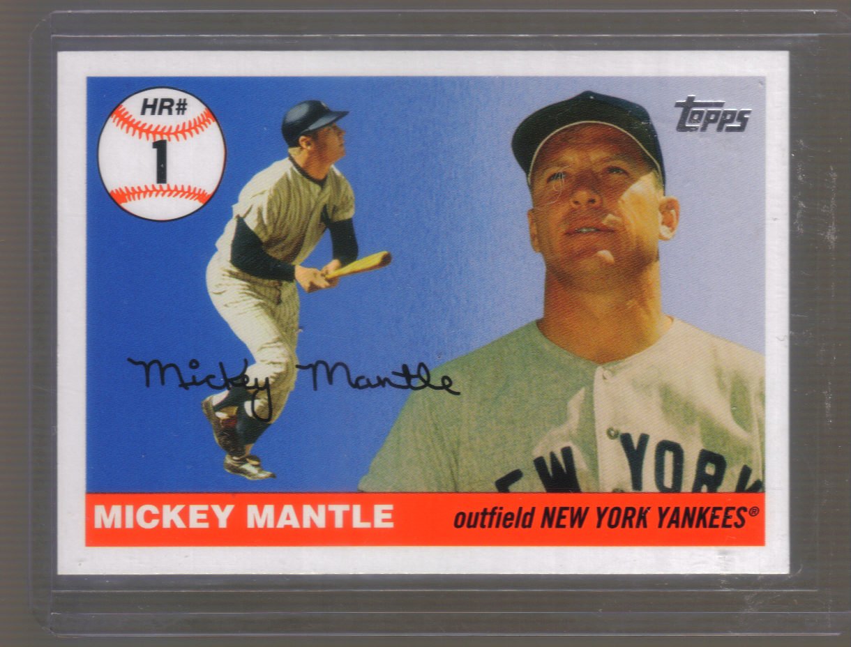 2006 Topps Mantle Home Run History #1 MICKEY MANTLE Yankees