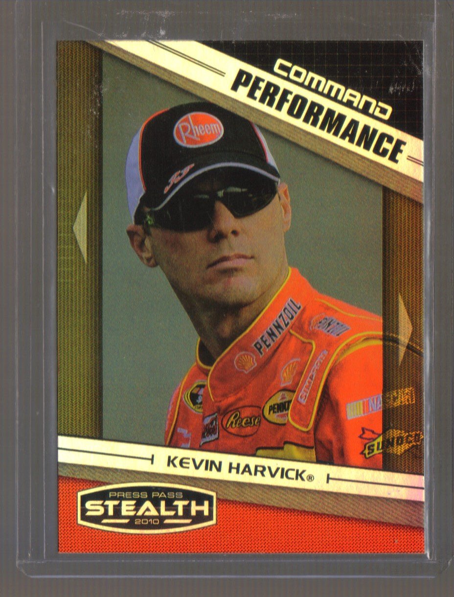 2010 Press Pass Stealth Command Performance #75 KEVIN HARVICK Nascar