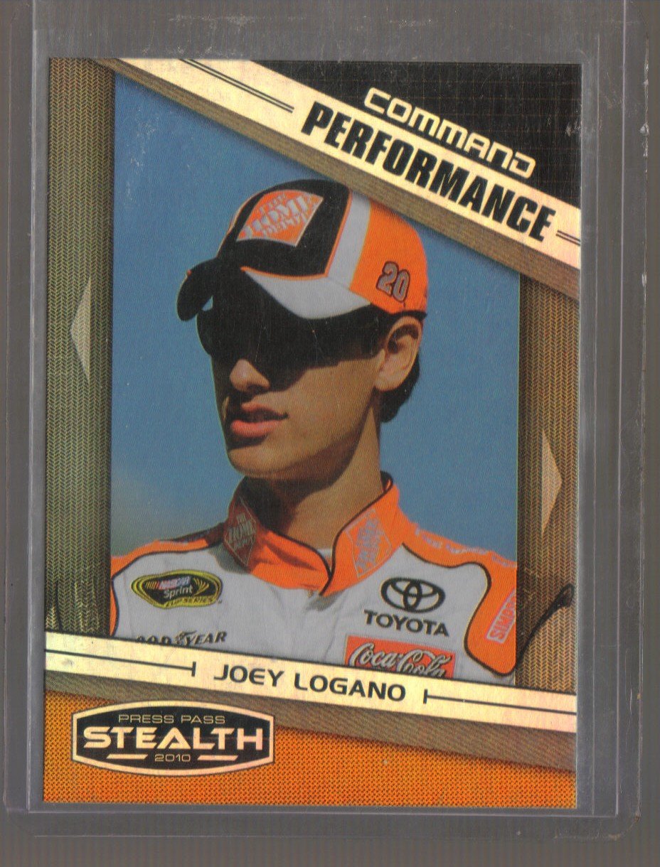 2010 Press Pass Stealth Command Performance #79 JOEY LOGANO Nascar