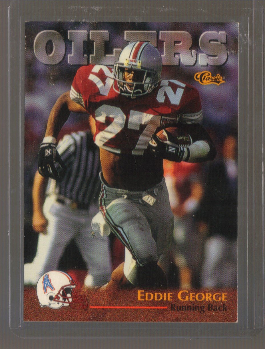 1996 Classic NFL Rookies #13 EDDIE GEORGE Oilers