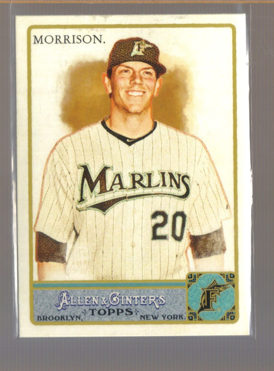 2011 Topps Allen & Ginter #21 LOGAN MORRISON Marlins