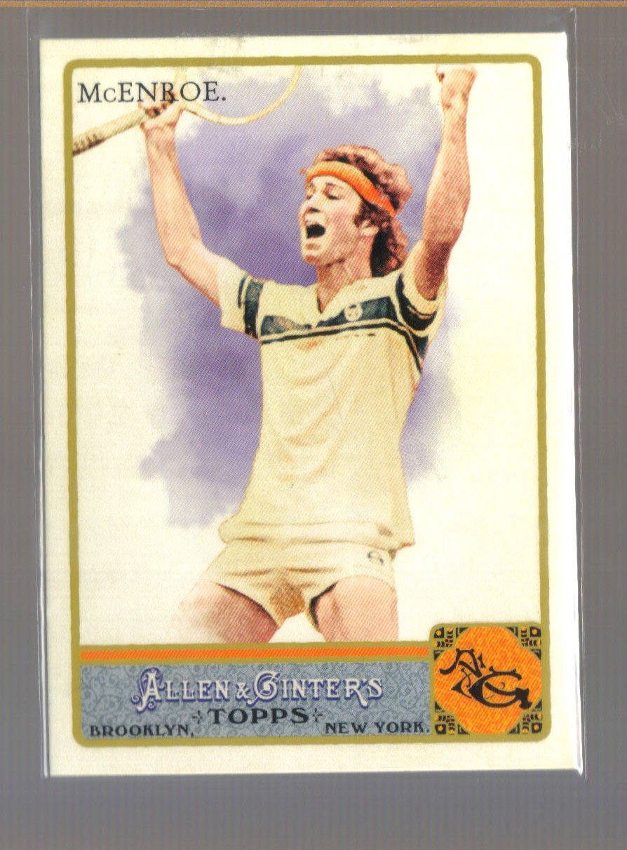 2011 Topps Allen & Ginter #40 JOHN McENROE Men's Tennis