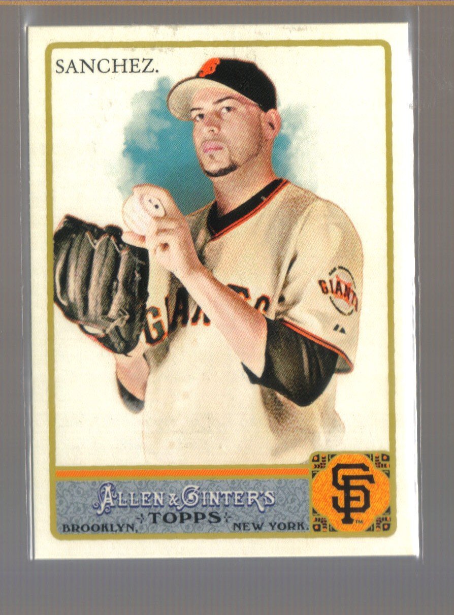 2011 Topps Allen & Ginter #117 JONATHAN SANCHEZ Giants