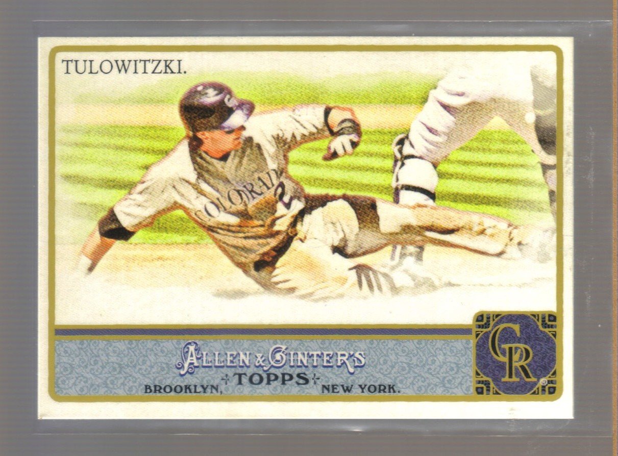 2011 Topps Allen & Ginter #150 TROY TULOWITZKI Rockies