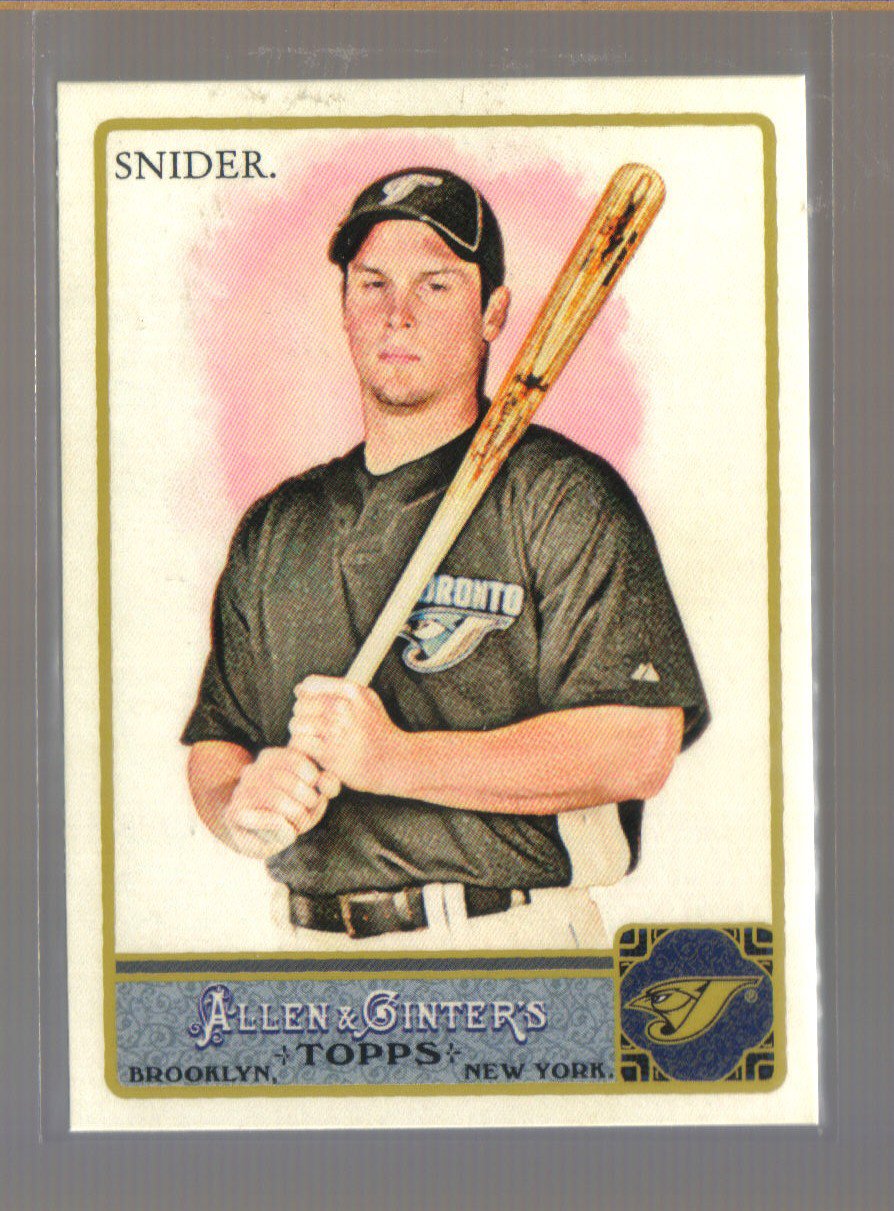 2011 Topps Allen & Ginter #278 TRAVIS SNIDER Blue Jays