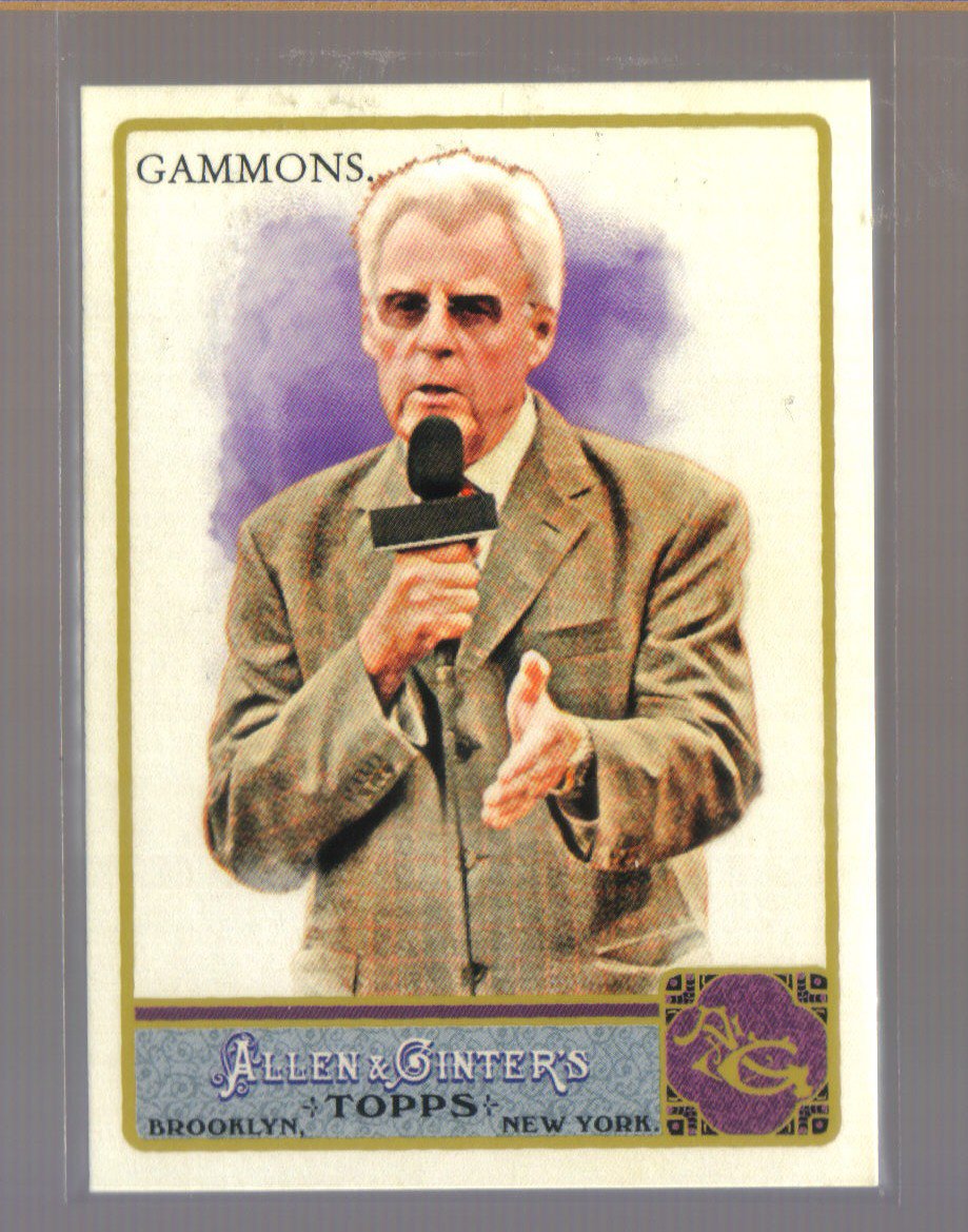 2011 Topps Allen & Ginter #298 PETER GAMMONS Broadcasting