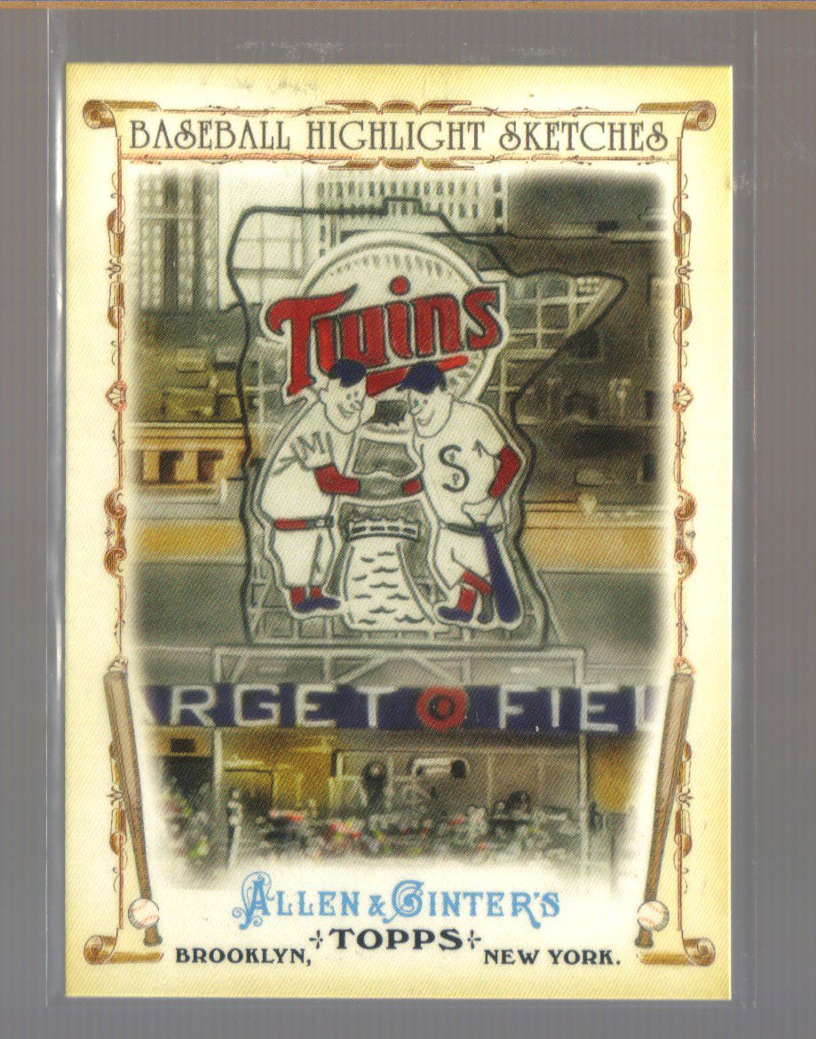 2011 Topps Allen & Ginter Baseball Highlight Sketches #1 MINNESOTA TWINS