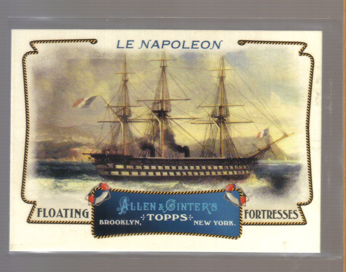 2011 Topps Allen & Ginter Floating Fortresses #8 LE NAPOLEON