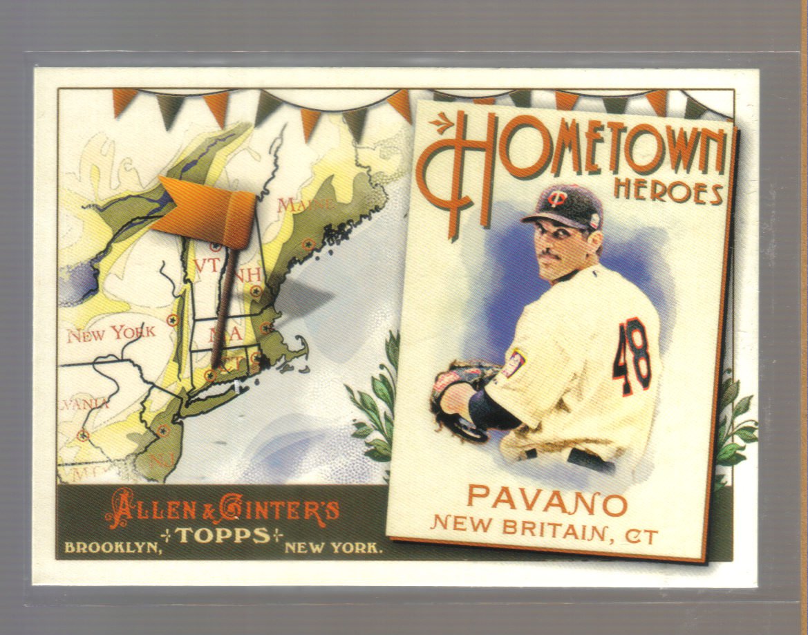 2011 Topps Allen & Ginter Hometown Heroes #14 CARL PAVANO Twins